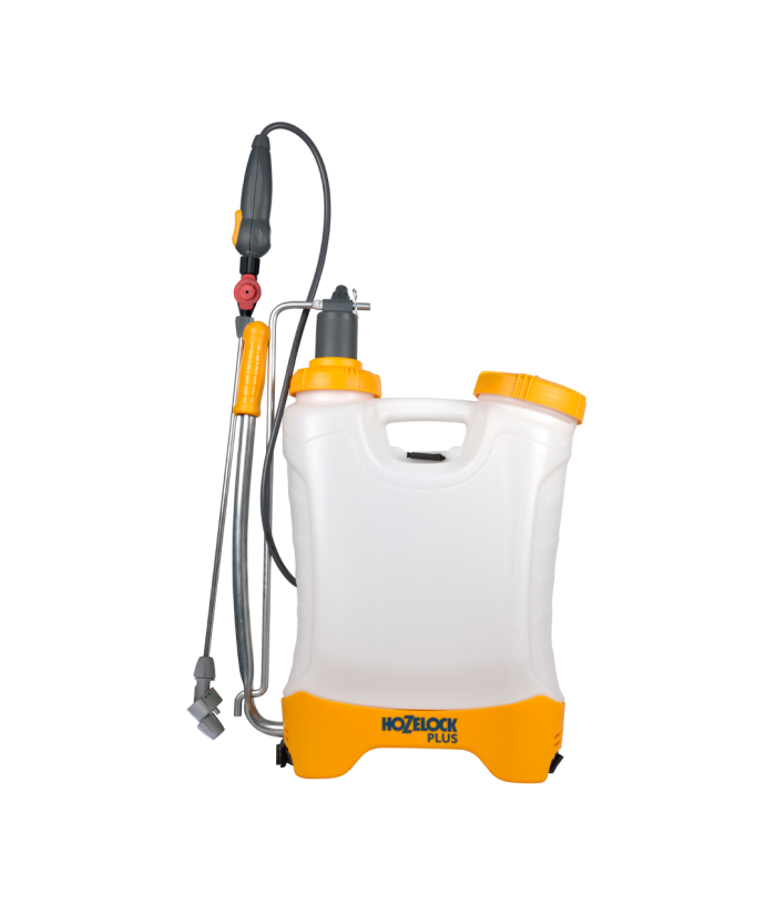 Hozelock 4712 Pulsar Plus Comfort 12L knapsack pressure sprayer with 60cm aluminium lance and Multi-Jet 3-in-1 nozzle