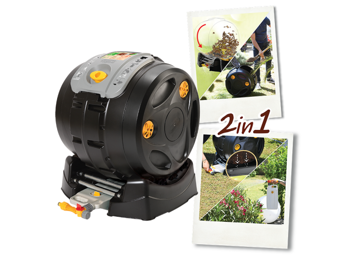 Hozelock 4001 EasyMix 2-in-1 100L Composter