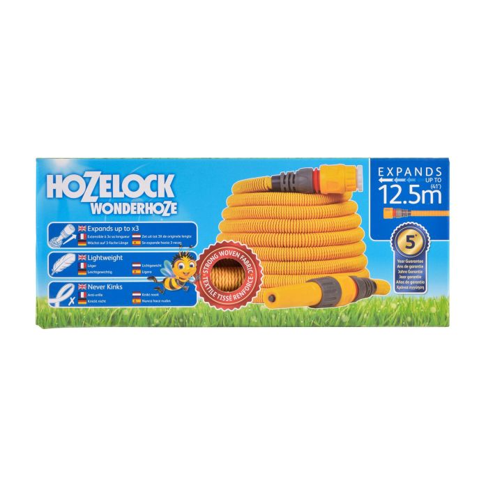 Hozelock 100-100-242 Wonderhoze 12.5m expandable hose with nozzle