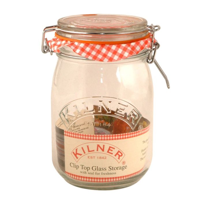 Kilner (0025.491) Round Cliptop Jar - 1L