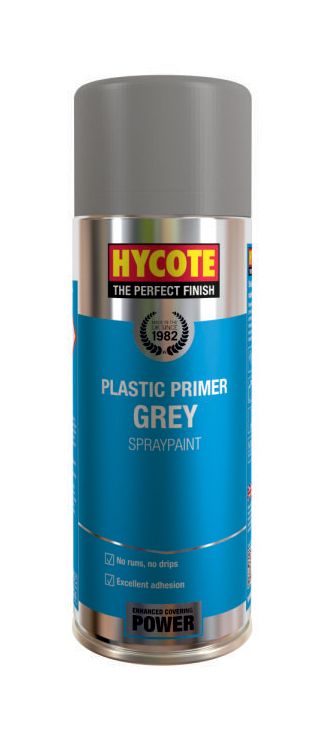 Hycote XUK612 Grey Plastic Primer Aerosol, 400ml