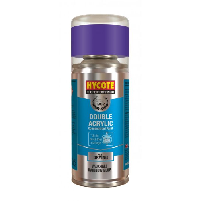 Hycote XDVX218 Vauxhall Rainbow Blue 150ml automotive paint aerosol