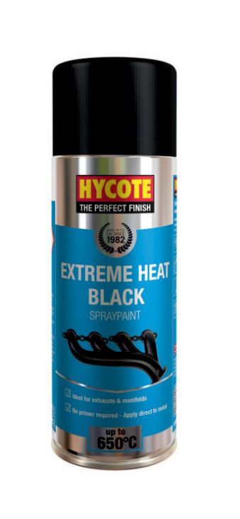 Hycote XUK1001 Extreme Heat Black VHT Aerosol 400ml