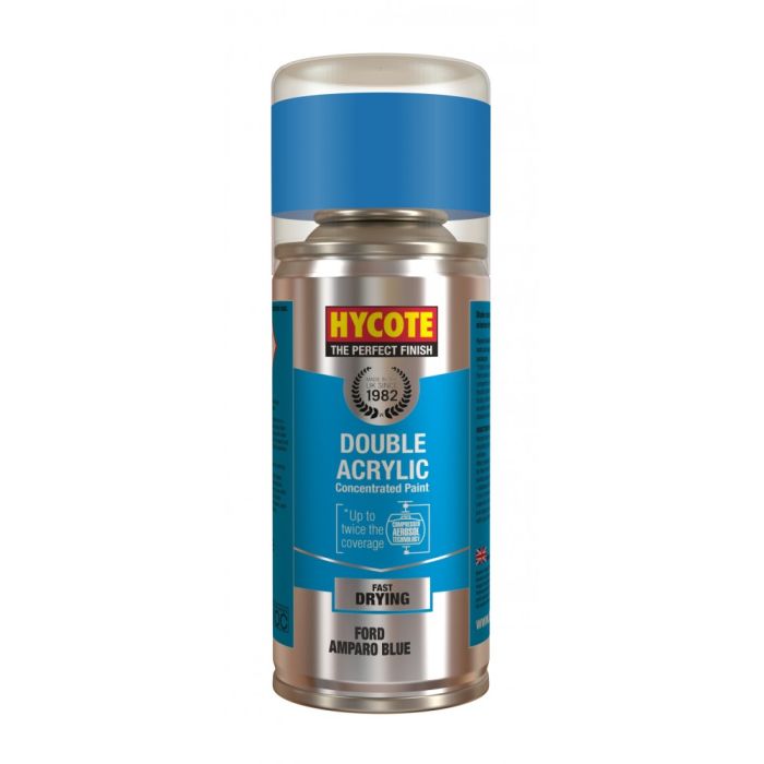 Hycote XDFD235 Ford Amparo Blue Metallic 150ml automotive paint aerosol