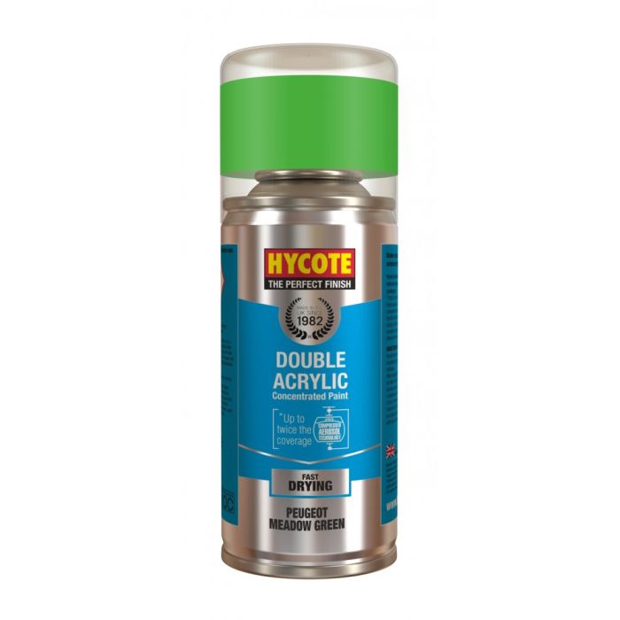 Hycote XDPG304 Peugeot Meadow Green 150ml automotive paint aerosol