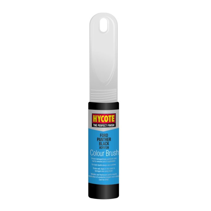 Hycote XCFD728 Ford Panther Black Pearlescent 12.5ml touch-up brush