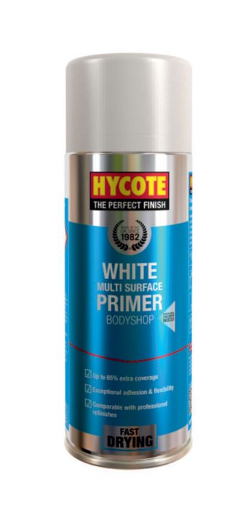 Hycote XUK424 Bodyshop High Build White 400ml Aerosol