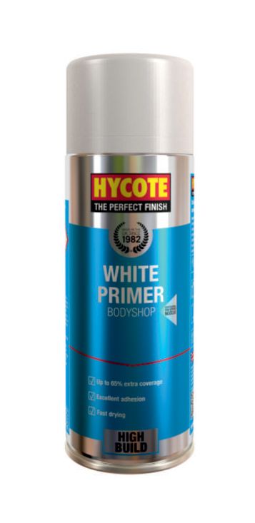 Hycote XUK427 Bodyshop White Primer Aerosol 400ml