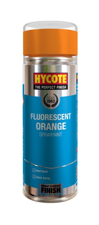 Hycote XUK470 Fluorescent Orange Paint Aerosol 400ml