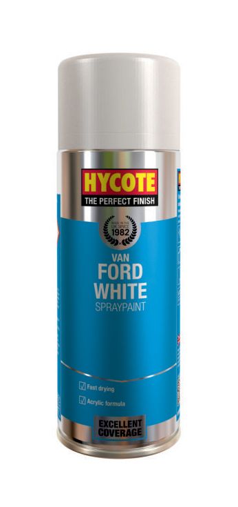 Hycote XUK479 Ford Van White Aerosol 400ml