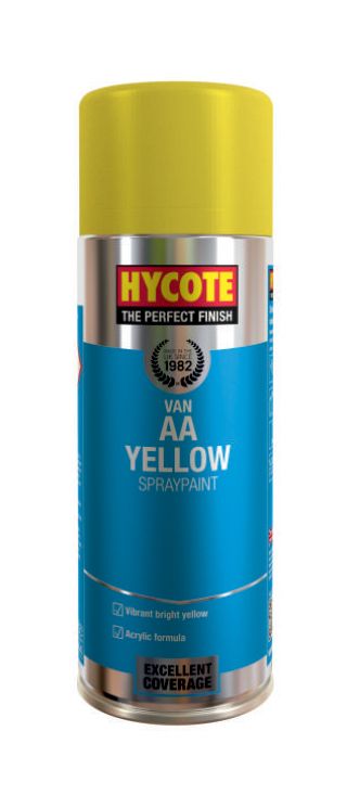 Hycote XUK480 AA Van Yellow Aerosol 400ml spray paint