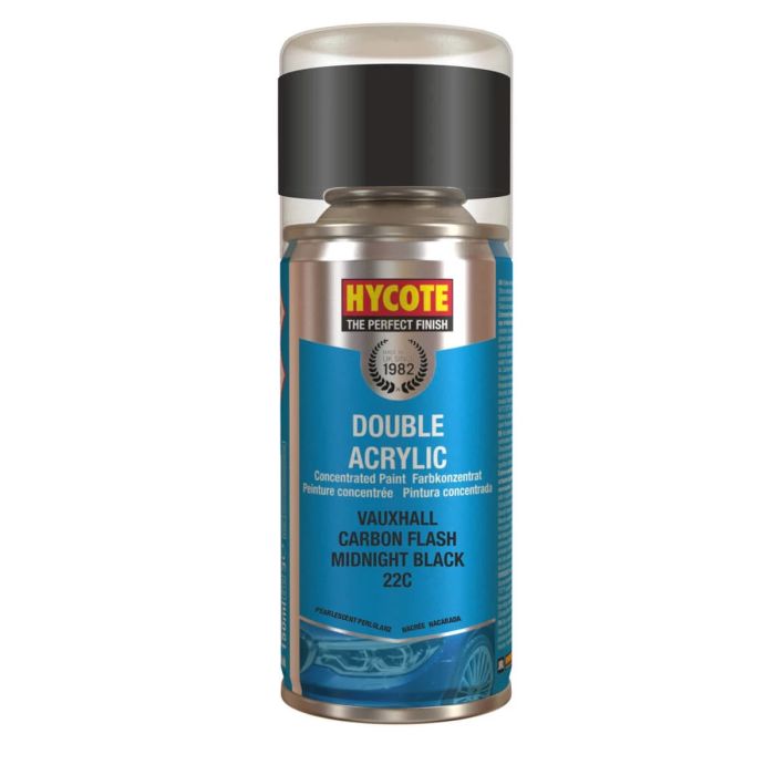 Hycote XDVX726 Vauxhall Carbon Flash Midnight Black 150ml automotive paint can