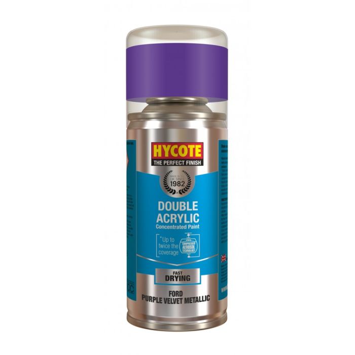 Hycote XDFD508 Ford Purple Velvet Metallic 150ml double acrylic concentrated paint aerosol