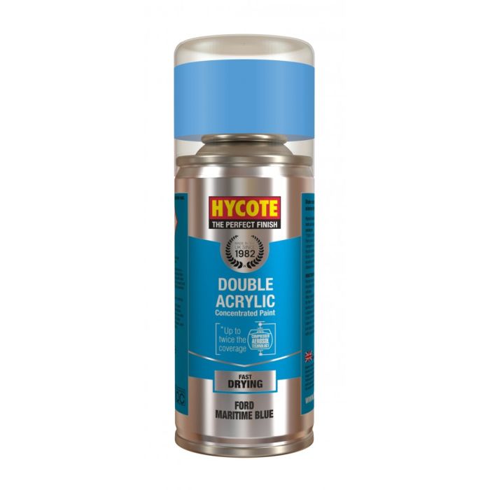 Hycote XDFD216 Ford Maritime Blue 150ml compressed aerosol paint