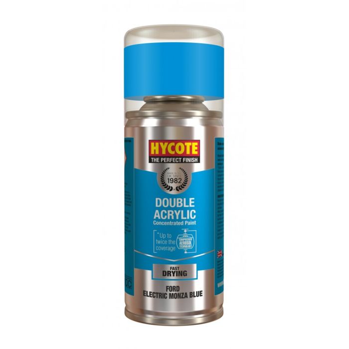 Hycote XDFD211 Ford Electric Monza Blue 150ml automotive paint aerosol