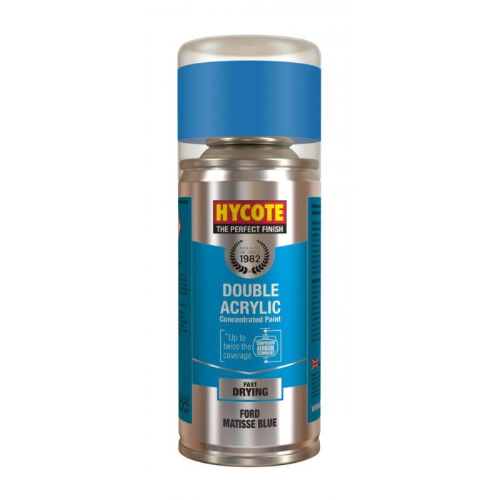 Hycote XDFD217 Ford Matisse Blue Metallic 150ml spray paint can