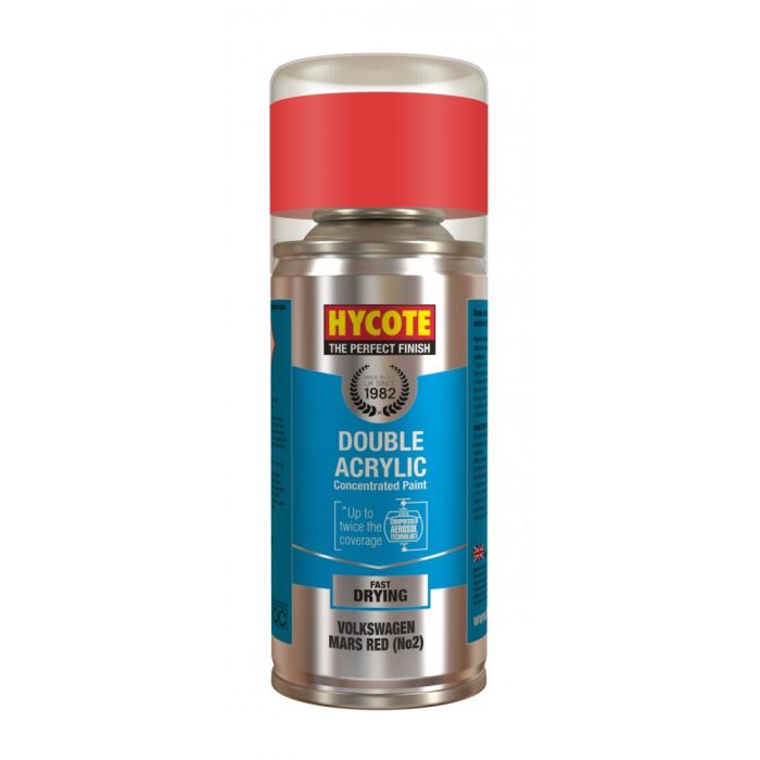 Hycote XDVW504 Volkswagen Mars Red No.2 150ml automotive paint spray can