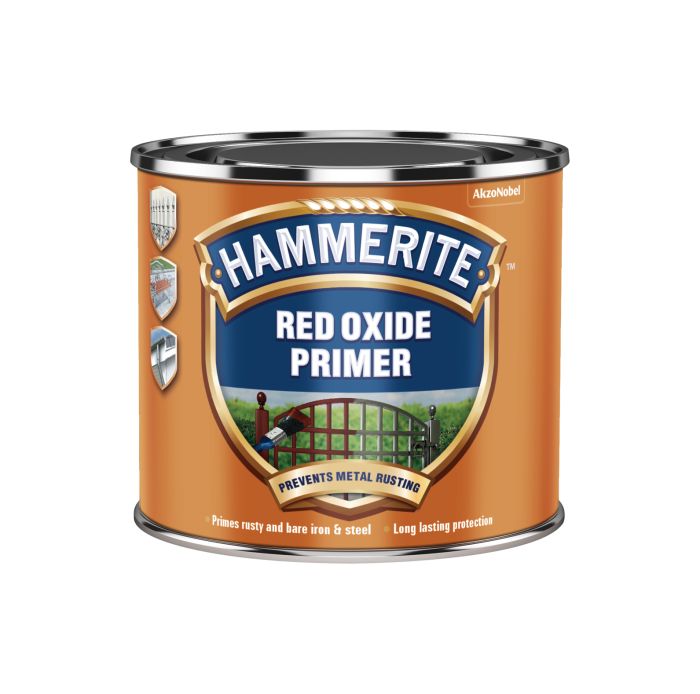 Hammerite Red Oxide Primer 500ml tin in red
