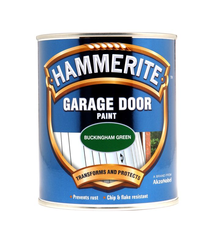 Hammerite Garage Door Paint 750ml in Buckingham Green high gloss