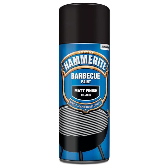 Hammerite Barbeque Paint Aerosol 400ml in black