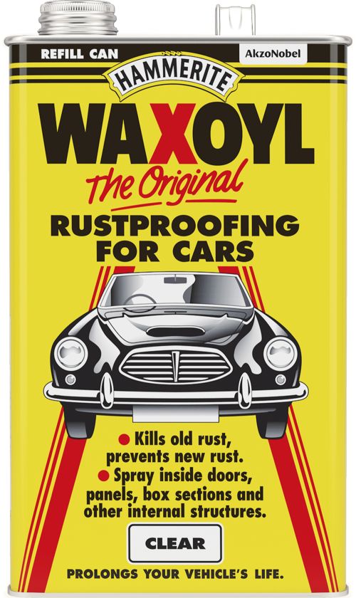 Hammerite Waxoyl Rustproofing Treatment Refill Can 5L in clear