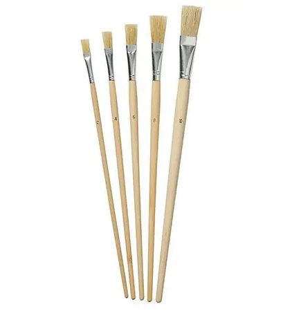 Hamilton Prestige Flat Fitch Brush 5 Pack