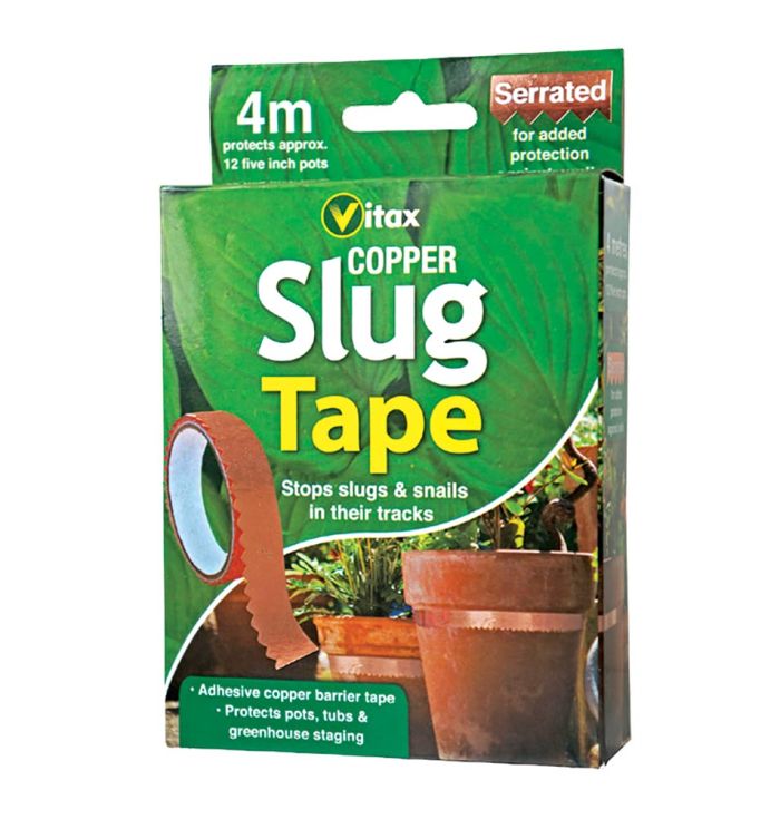 Vitax Copper Slug Tape - 4m self-adhesive pest control barrier
