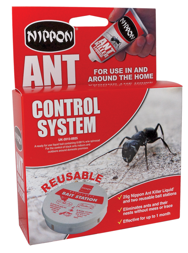 Nippon Vitax Nippon Ant Control System - 2 Traps with 25g ant killer liquid containing spinosad