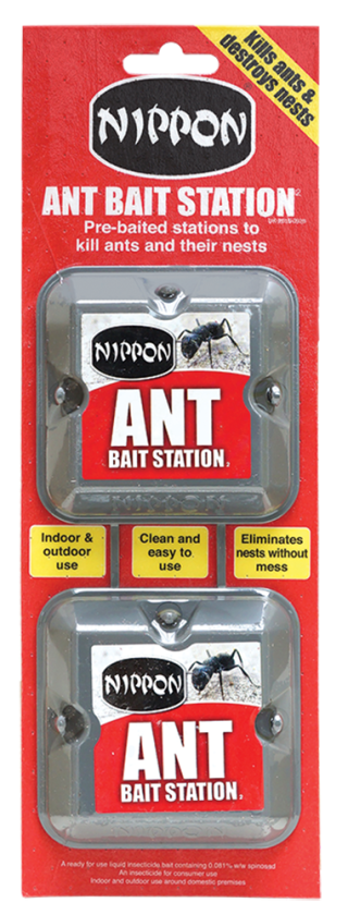 Nippon Vitax Nippon Ant Bait Station - 2 pack ready-to-use liquid insecticide bait