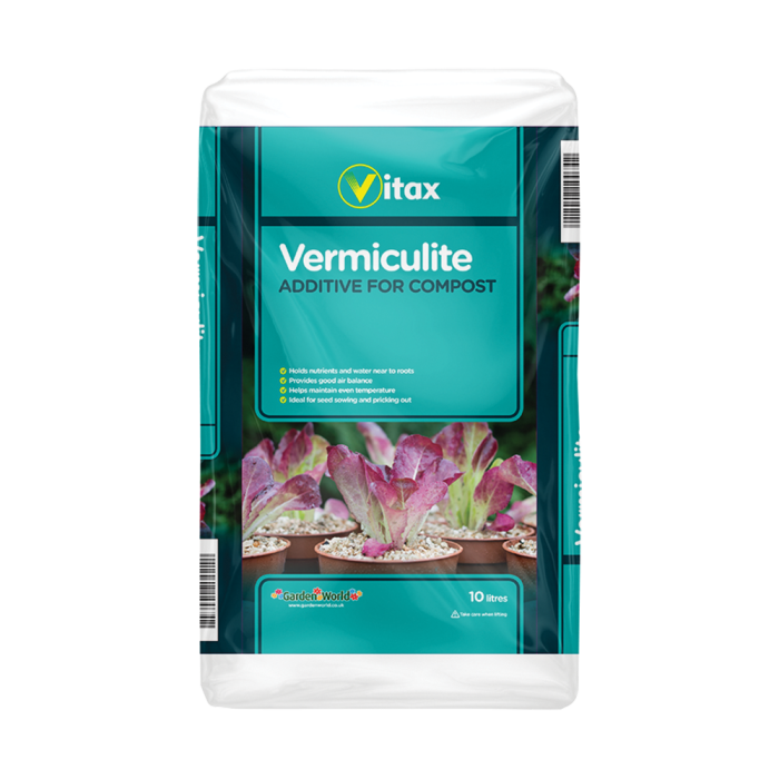 Vitax Vermiculite 10L lightweight absorbent compost additive