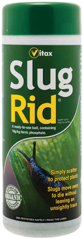 Vitax Slug Rid 500g organic pelleted slug and snail bait