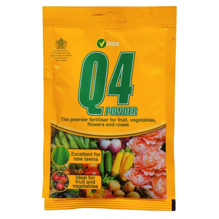Vitax Q4 Fertiliser Powder - 60g all-purpose plant food