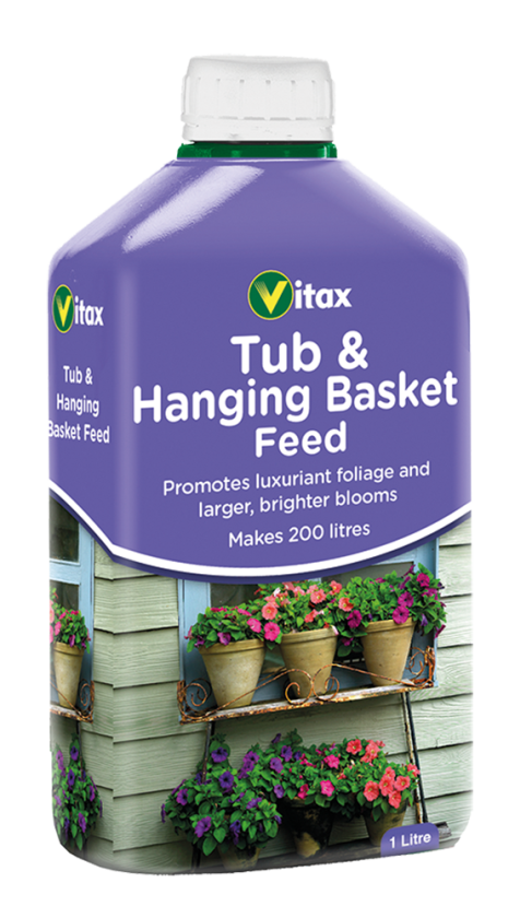 Vitax 1L Liquid Tub & Hanging Basket Feed