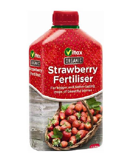 Vitax Organic Liquid Strawberry Fertiliser 1L concentrated high potash feed