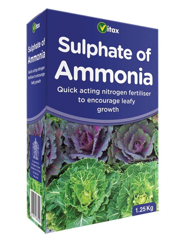 Vitax Sulphate of Ammonia 1.25kg fast-acting nitrogen fertiliser plant food