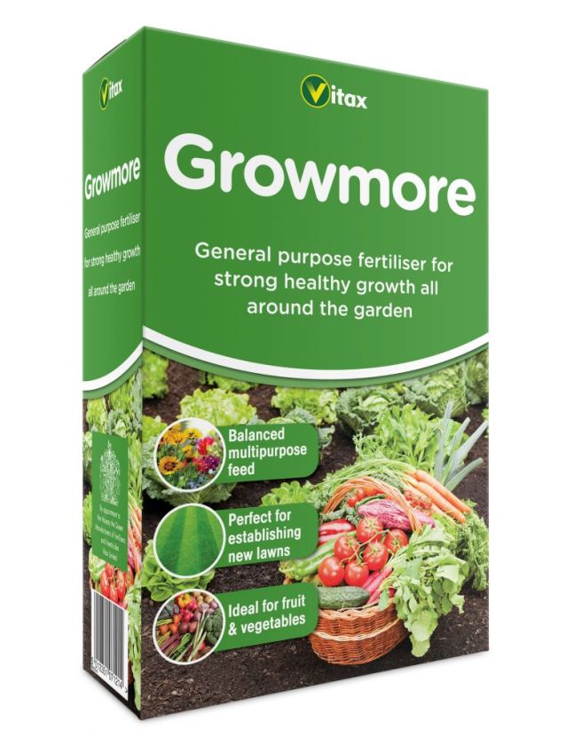 Vitax Growmore 2.5kg all-purpose granular fertiliser
