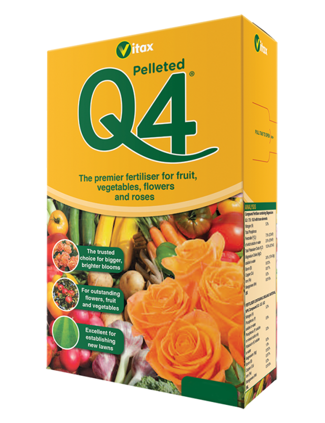Vitax Q4 Pelleted Fertiliser 2.5KG