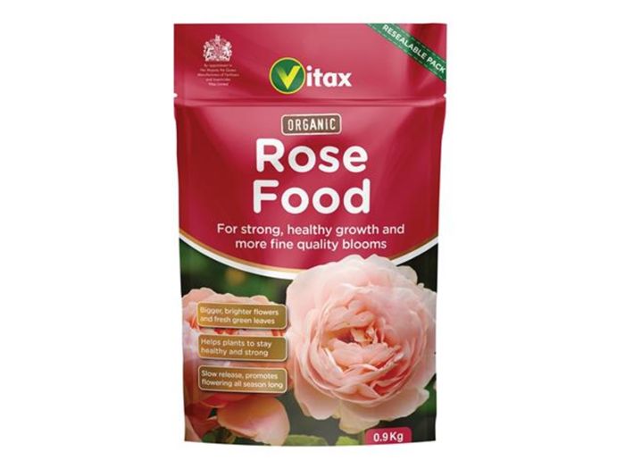 Vitax Organic Rose Food 0.9Kg 100% organic plant fertiliser