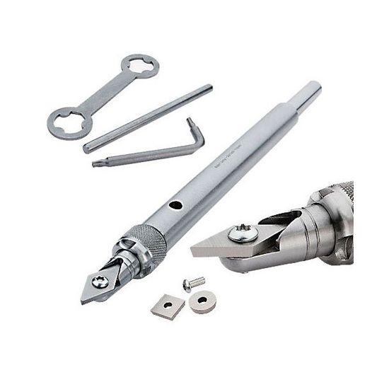 Robert Sorby RSTM-ST123 Turnmaster with 3 Cutters - Unhandled - HSS woodturning tool