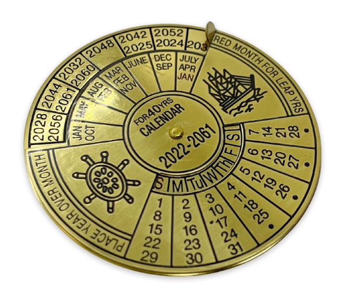 Turners Retreat CB-63 40-Year Calendar, 63mm diameter mechanical timekeeper insert
