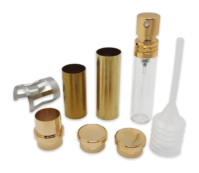 Turners Retreat PAT Perfume Atomiser Kit in Gold