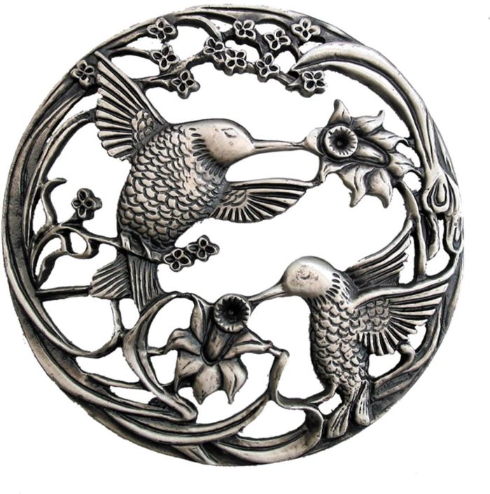 Turners Retreat PL3 Pewter Hummingbirds Lid