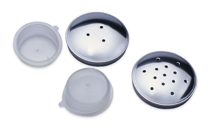Turners Retreat SPS Salt and Pepper Shakers Kit with salt lid, pepper lid and two rubber bungs