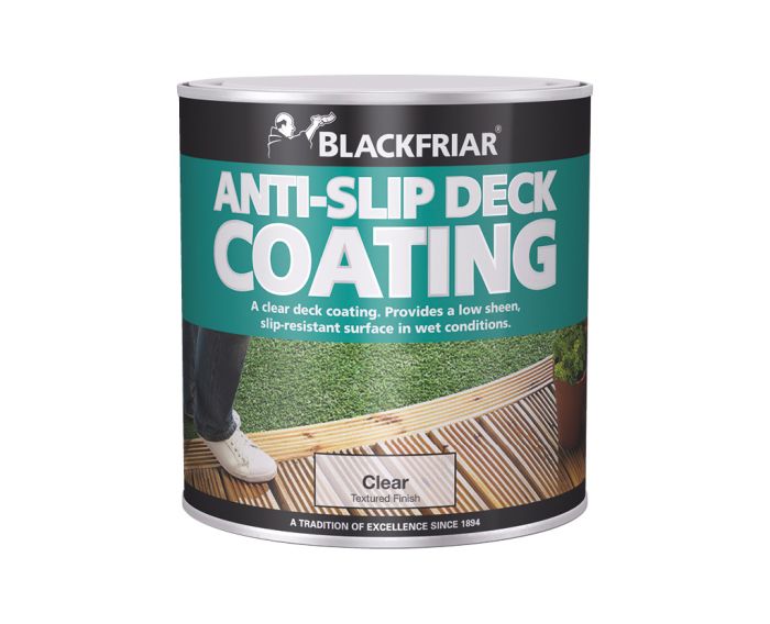 Blackfriar Anti-Slip Deck Coating - 2.5L clear exterior timber decking treatment