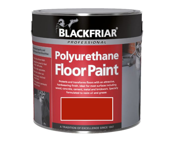 Blackfriar Polyurethane Floor Paint 2.5L Gloss Tile Red