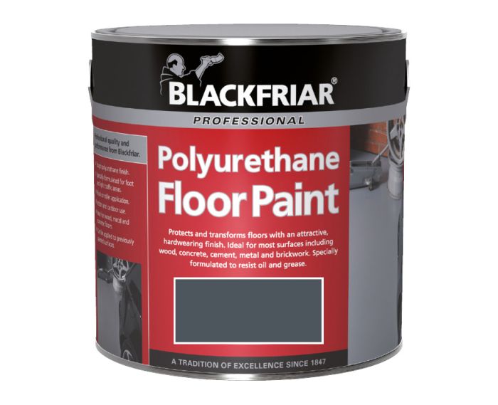 Blackfriar Polyurethane Floor Paint 2.5L Dark Grey Gloss