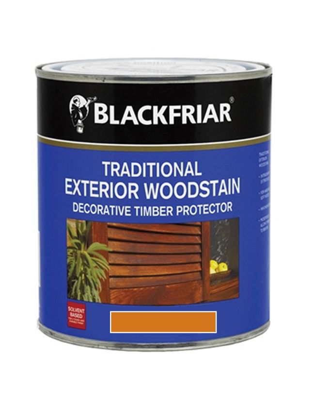 Blackfriar Exterior Woodstain Satin Golden Teak 500ml