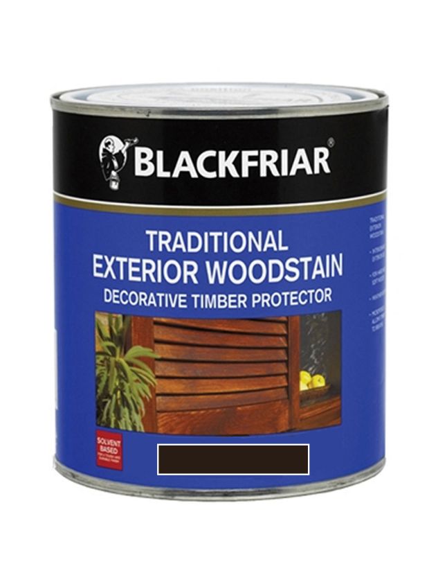 Blackfriar Exterior Woodstain 500ml Ebony Satin