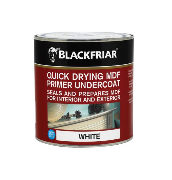 Blackfriar MDF Primer Undercoat Matt White 250ml