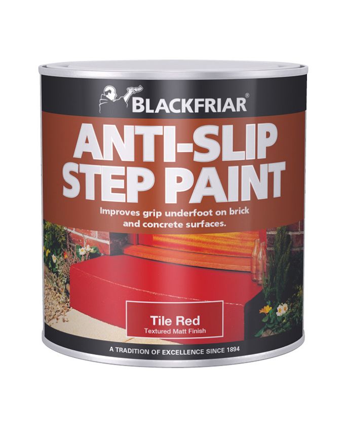 Blackfriar Anti-Slip Step Paint 500ml in Tile Red matt finish